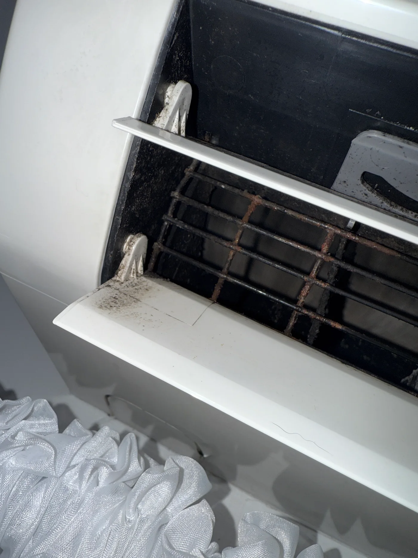 Dirty AC Filter Before Cleaning